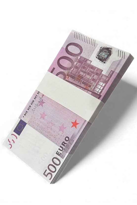1 Deste 500 € Düğün Parası – Kına, Parti, Film, Fotoğraf ve Koleksiyon Amaçlı Eğlencelik Şaka Parası
