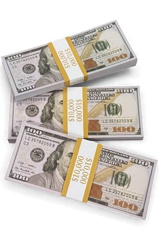 3 Deste 100$ Joke Money – Düğün Parası, Şaka, Koleksiyon Parası