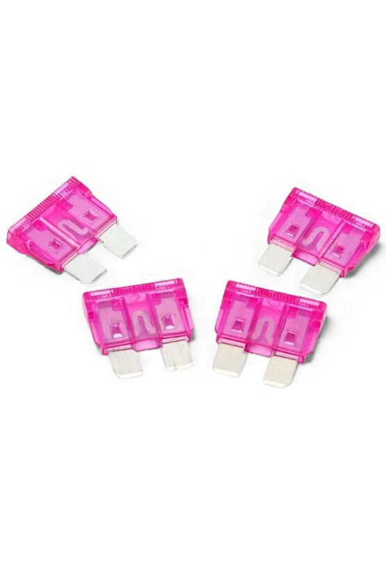 4 Adet Elektrikli Scooter ve Oto İçin 4 Amper Bıçaklı Sigorta – Mini Tip, Evrensel Uyumlu