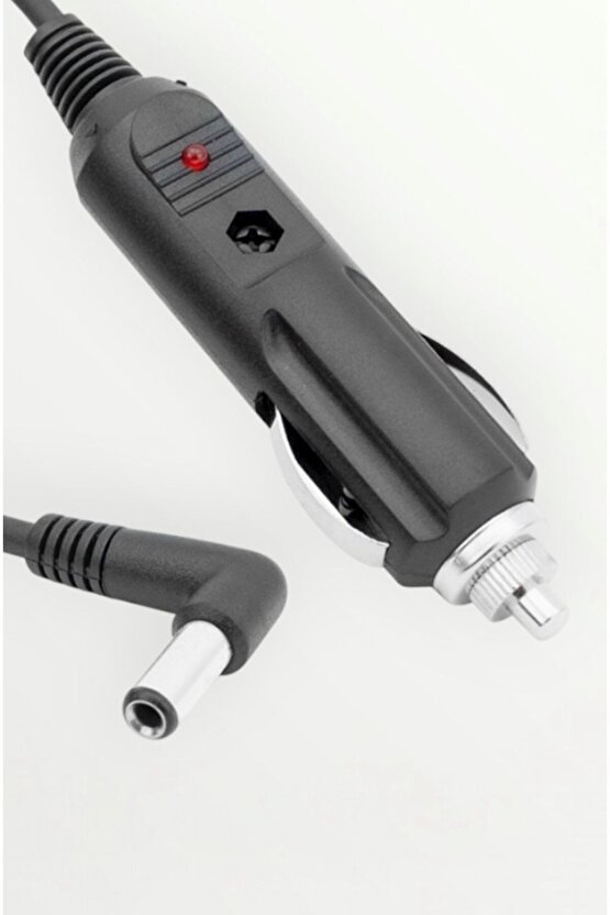 1.8 Metre Kablolu Araç Çakmak Fişi – 5.5x2.5 mm L Uçlu Güç Kablosu