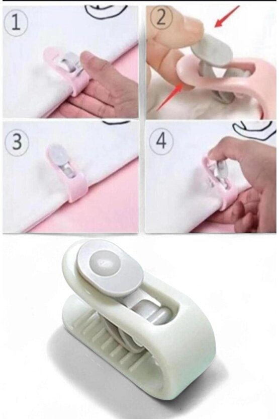 Mandallı Yorgan Sabitleyici Klips Seti 10lu | Kaymaz ve Pratik Kullanım