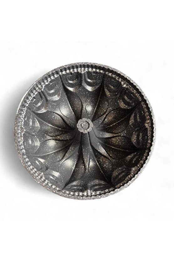 25 cm Granit Desenli Orta Delikli Kek Kalıbı – Yapışmaz, Yanmaz, Desenli Kek Kalıbı