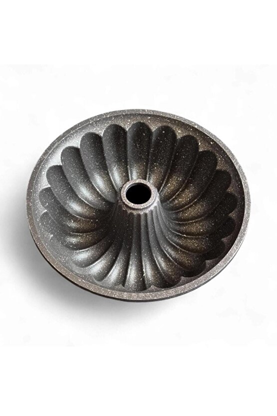 25 cm Granit Desenli Orta Delikli Kek Kalıbı – Yapışmaz, Yanmaz, Desenli kek kalıbı