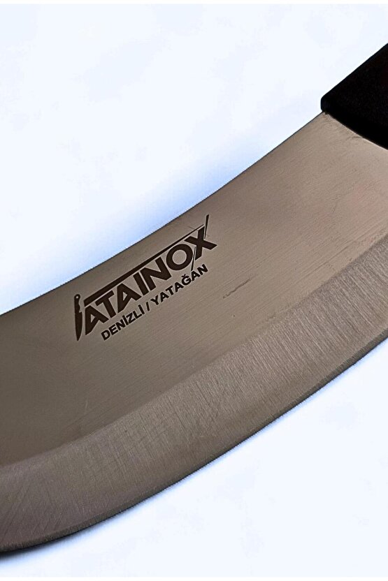 ATAINOX Denizli Yatağan Kasap Bıçağı – 31 cm, 290 gr | Profesyonel Et ve Kemik Kesme Bıçağı