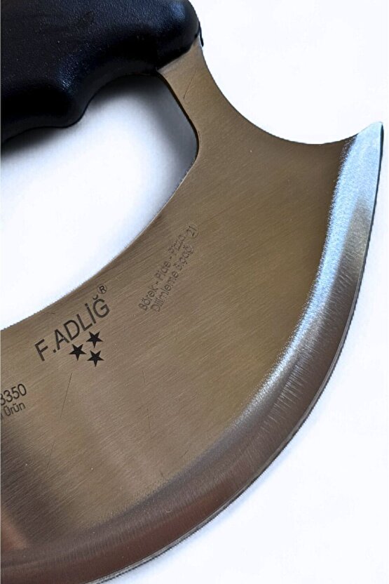 Paslanmaz Çelik Börek Pide Pizza Dilimleme Bıçağı – Ergonomik Saplı Profesyonel Kesici