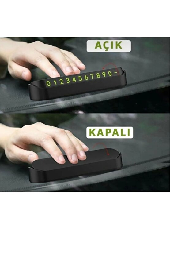 Fosforlu Otomobil Park Numaratörü Aç Kapa Numaratör Telefon Numarası Araba Parktel Numaralık