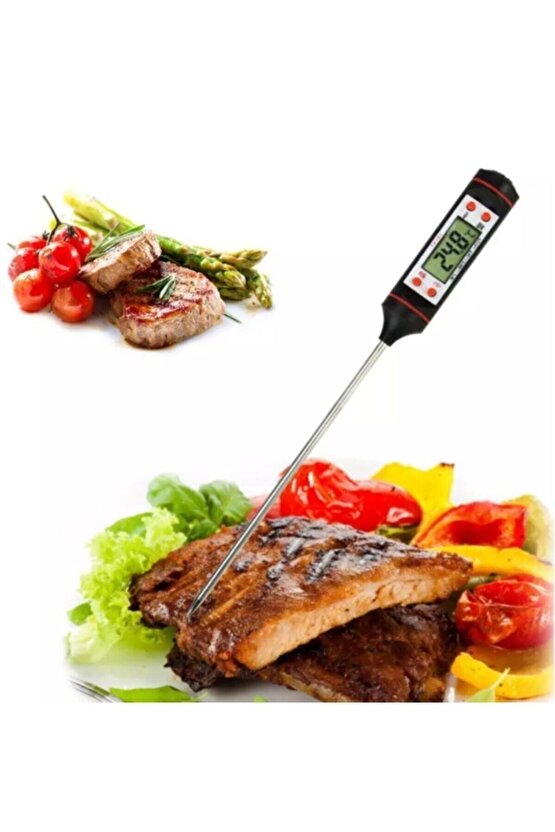 Dijital Gıda Yemek Termometresi Yemek Isı Ölçer