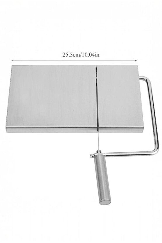 Paslanmaz Çelik Tereyağ ve Kaşar Peyniri Dilimleyici Rende – Çok Amaçlı Peynir Kesici Mutfak Aparatı