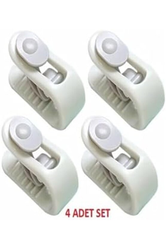 snShop 4 Adet Mandallı Yorgan Battaniye Sabitleme Klipsi Yorganınız Sabit Dursun Aleti Nevresim T