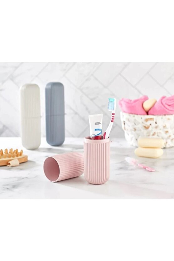 Diş Fırçası Saklama Kabı 3lü Set