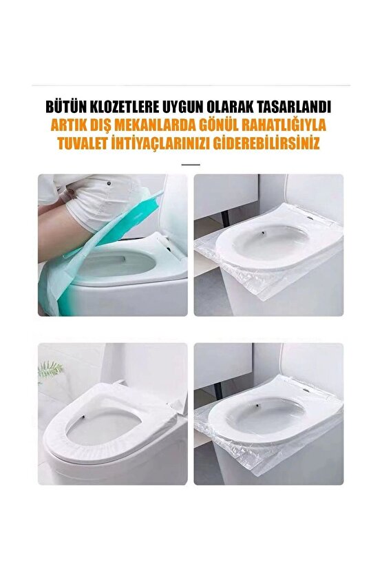 ŞEFFAF KLOZET KAPAĞI KILIFI (25 ADET)