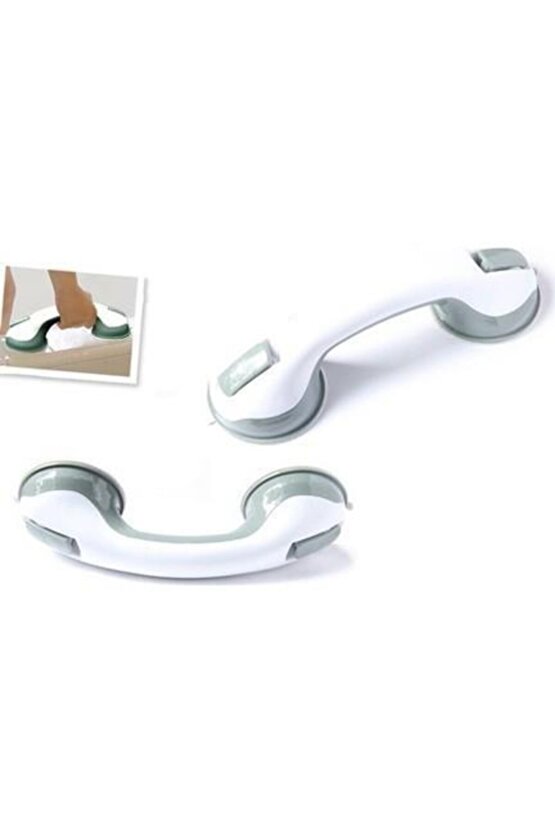 Kayıp Düşme Önleyici Vantuzlu Banyo Tuvalet Tutacağı Tutunma Aparatı