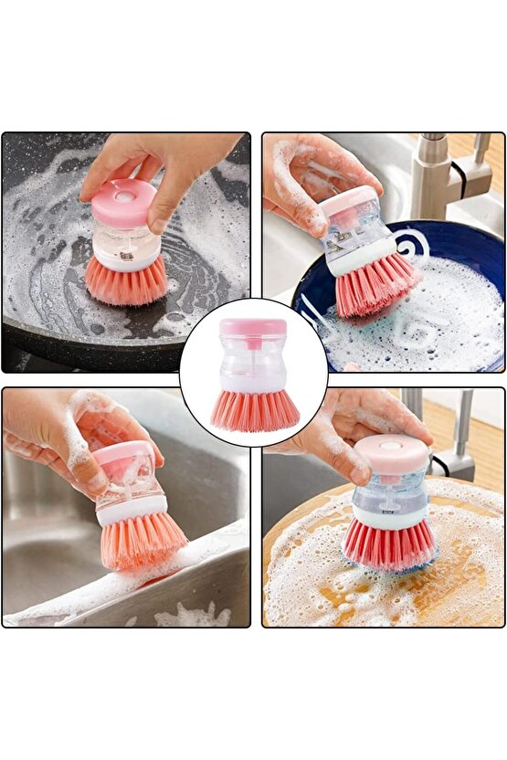 Deterjan Hazneli Bulaşık Yıkama Fırçası