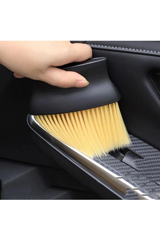 Araç İçi Detaylı Temizlik Fırçası Oto Araba Klima Havalandırma Premium Yumuşak Tüylü Fırça