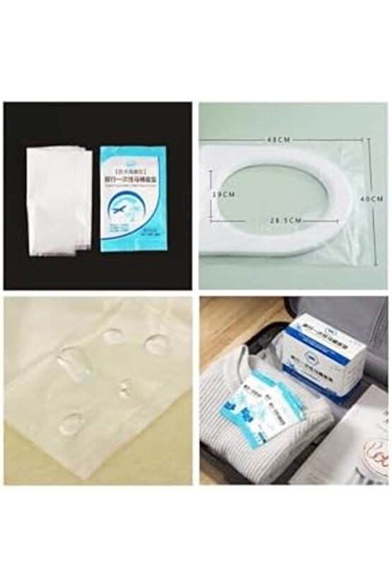 niffaShop Örtüsü Dispenseri Klozet Kapak Klozet Poşeti Klozet Örtüsü Tek Kullanımlık 50 Ade