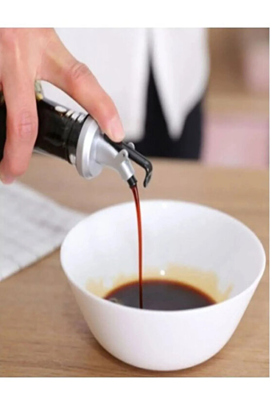 4 Adet Damlatmaz Kapaklı Şişe Tıpası Sızdırmaz Yağdanlık Ucu Yağ Şişesi Başlığı Tıpası