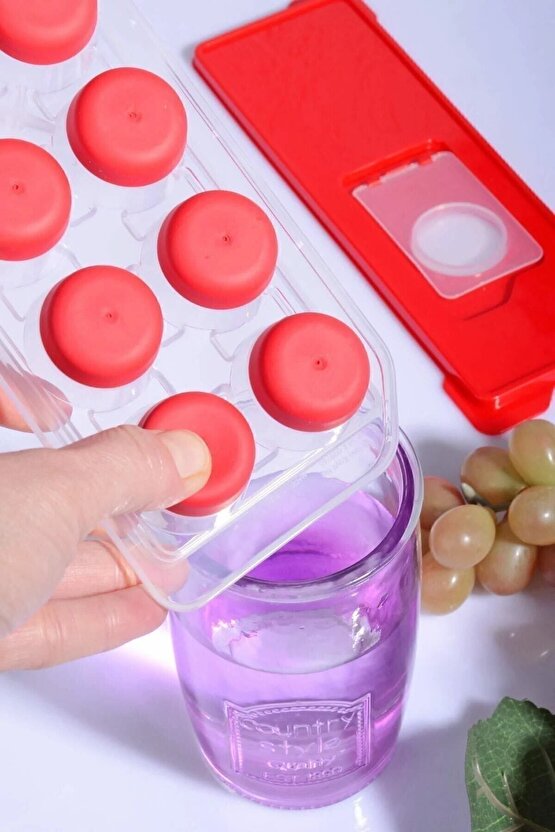 Kapaklı Yapışmaz Baş Parmak Buzluk 64 x 32 Plastik TR Beyaz