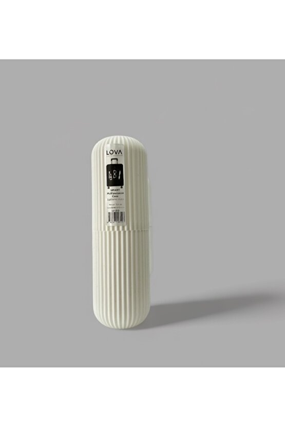 Çok Amaçlı Seyahat Saklama Kutusu Diş Fırçalık Kalemlik