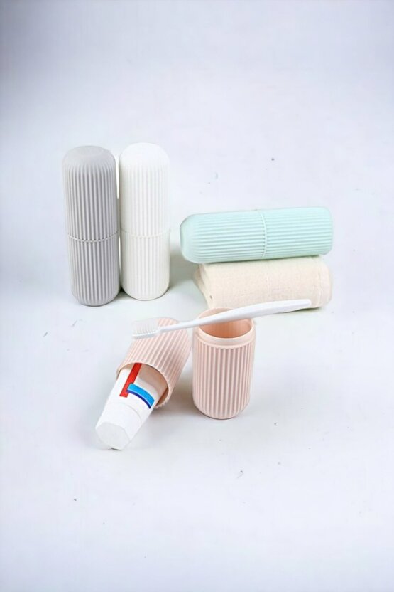 Seyahat Tipi Aksesuar Taşıma Kabı Gözlük Diş Macunu Saklama Kutusu 6.5x20 cm