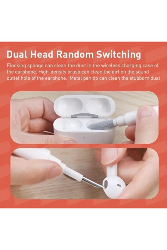 Klavye Bilgisayar Kulaklık Temizleme Araçları Tuş Çektirme Seti 5 In 1