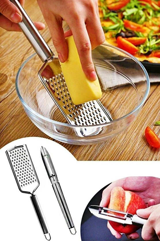 El Rendesi Ve Soyacak Oyacak Seti Kabak Oyucu Patates Soyucu Sebze Doğrayıcı Öğütücü Mutfak Rendesi