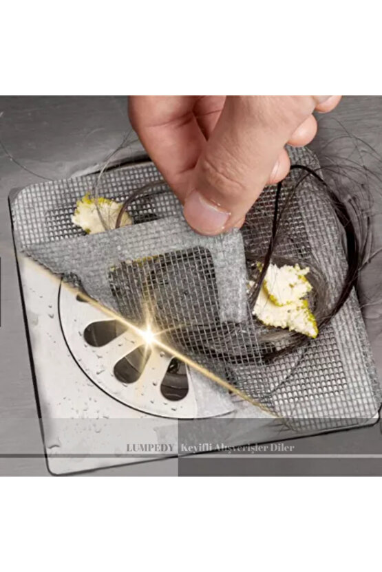 10 Adet Banyo Süzgeci Tel Süzgeç Gider Kapatıcı Pislik Tutucu Çelik Belirtilmemiş TR Hayır