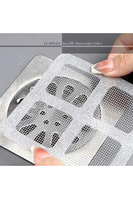 10 Adet Banyo Süzgeci Tel Süzgeç Gider Kapatıcı Pislik Tutucu Çelik Belirtilmemiş TR Hayır