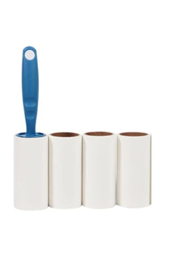 Tüy Temizleme Rulo Seti – Toplam 240 Yaprak Evcil Hayvan Kılı ve Toz Toplama Aparatı