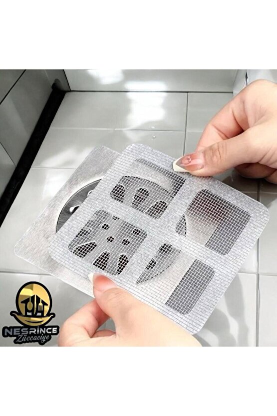 Yeni Nesil Kendinden Yapışkanlı Pislik Tutucu Banyo - Mutfak Gider Filtresi (6 Adet)