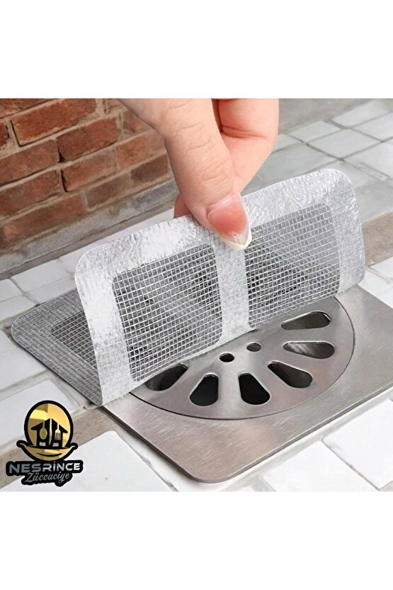 Yeni Nesil Kendinden Yapışkanlı Pislik Tutucu Banyo - Mutfak Gider Filtresi (6 Adet)