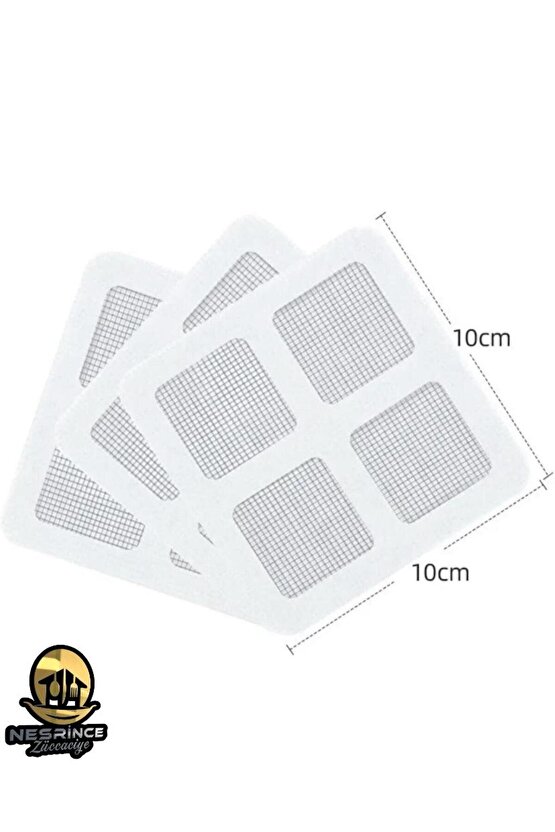 Yeni Nesil Kendinden Yapışkanlı Pislik Tutucu Banyo - Mutfak Gider Filtresi (6 Adet)