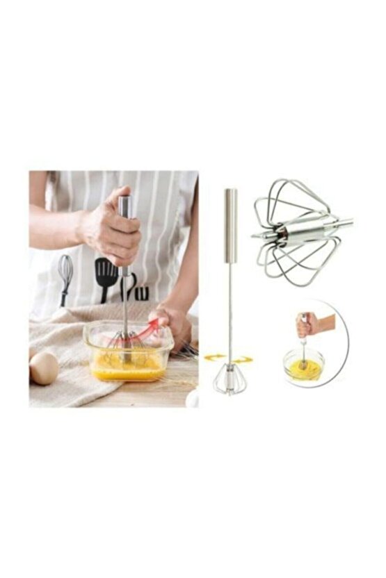 Metal Bas Çek Mikser Basmalı Çırpıcı el Mikseri El Çırpıcısı Bas-çek Çırpma Teli