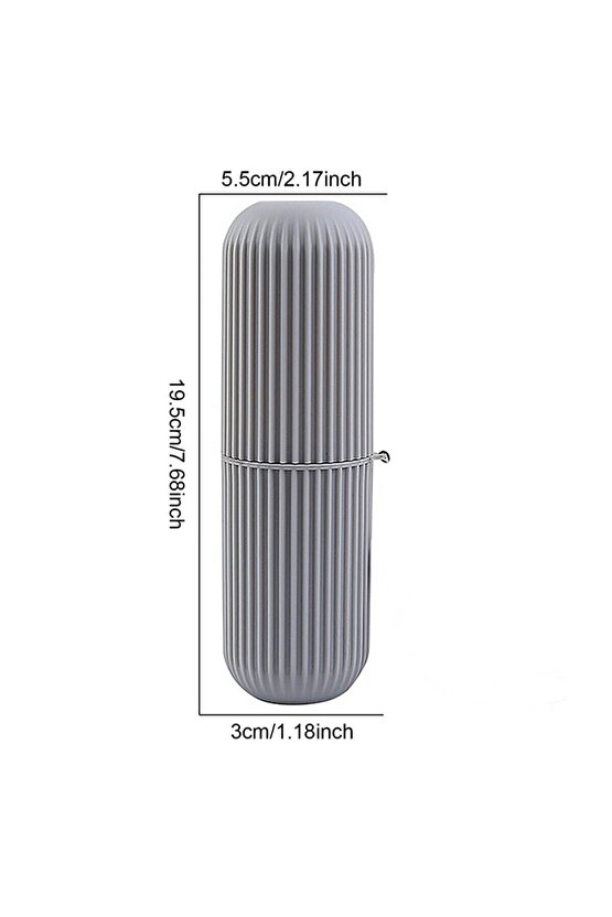 Seyahat Saklama Kabı Diş Fırçalık Organizer Banyo Kutusu Çok Amaçlı Makyaj Kutusu Gözlük Kutu 1 Adet