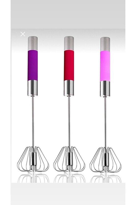 Metal Renkli Bastırmalı Çırpıcı(ürün Tekli Satılıyor)