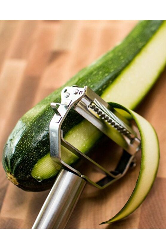 Çift Foksiyonlu Jülyen Meyve Sebze Soyacak Salatalık Havuç Elma Kabak Soyacağı