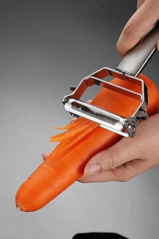 Çift Foksiyonlu Jülyen Meyve Sebze Soyacak Salatalık Havuç Elma Kabak Soyacağı