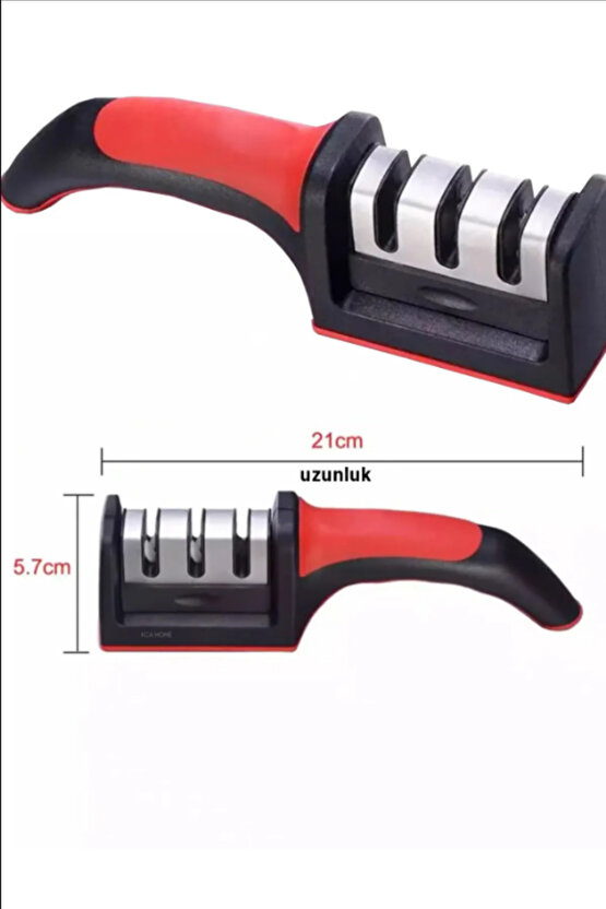 Aveo 1 Adet Bıçak Bileme 3 Aşamalı 3 Açılı Bıçak Bileyici Bıçak Keskinleştirmek İçin Masat