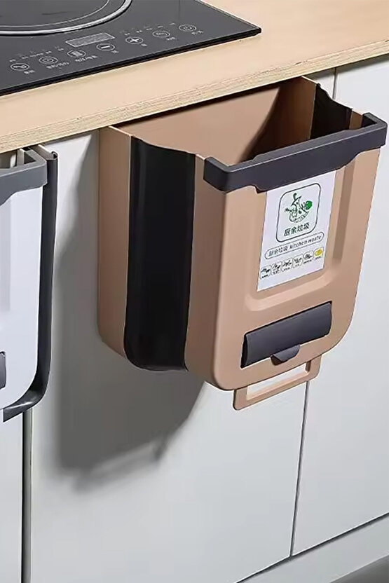 Katlanabilir Askılı 6 Litre Çöp Kovası