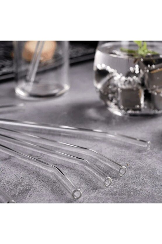 1 Adet Eğimli Cam Pipet 20cm