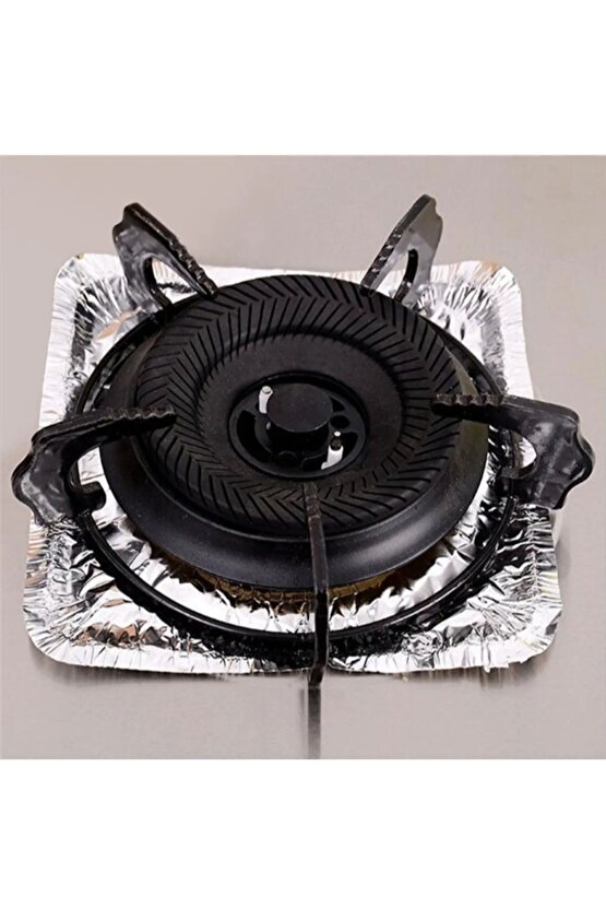 10 Adet Ocak Üstü Koruyucu Leke Önle Isıya Dayanıklı Ocak Izgara Koruyucu Folyo