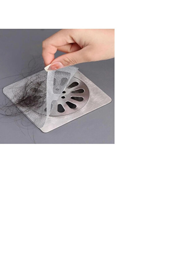 30 Adet Yapışkanlı Kullan At Lavabo Banyo Mutfak Duş Gider Saç Kıl Tüy Topla Tel Süzgeç