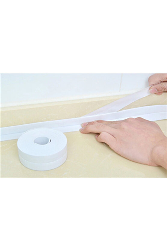 Beyaz Su Sızdırmaz Lavabo Kenar Bandı (Kutusuz)(3.2M)