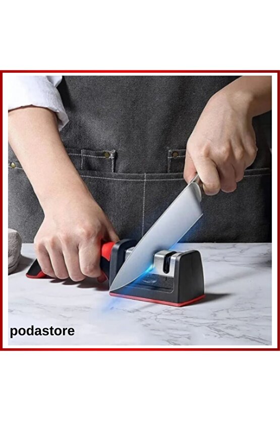 Profesyonel Biçak Bileyici. Ultra Keskin Bileme. 3 Açılı Pratik Kullanım.