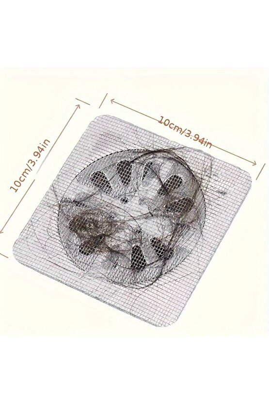 10 Adet Gider Kapatıcı Pislik Tutucu Kendinden Yapışkanlı Banyo Gider Kapağı Çok Amaçlı Bant