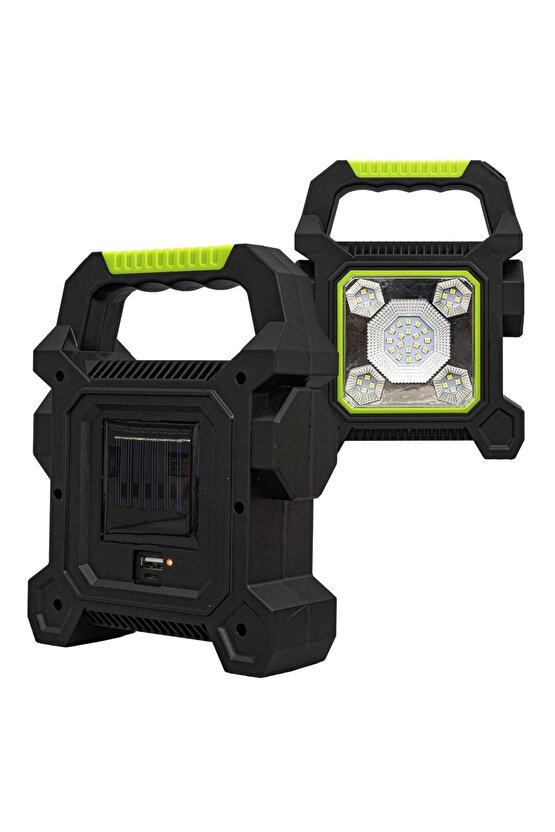 JY-258C 3 Kademeli Şarjlı Çok Fonksiyonlu Solar Işıldak