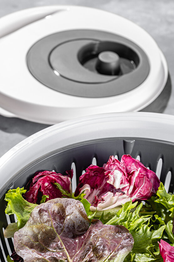 Pratik 4.5 LT Bpa Free Salata Kurutucu | Manuel Sebze ve Meyve Kurutucu