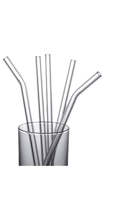 12li Cam Pipet Ve 2 Adet Temizleme Fırçası Seti 9 Mm ısıya dayanıklı cam pipet