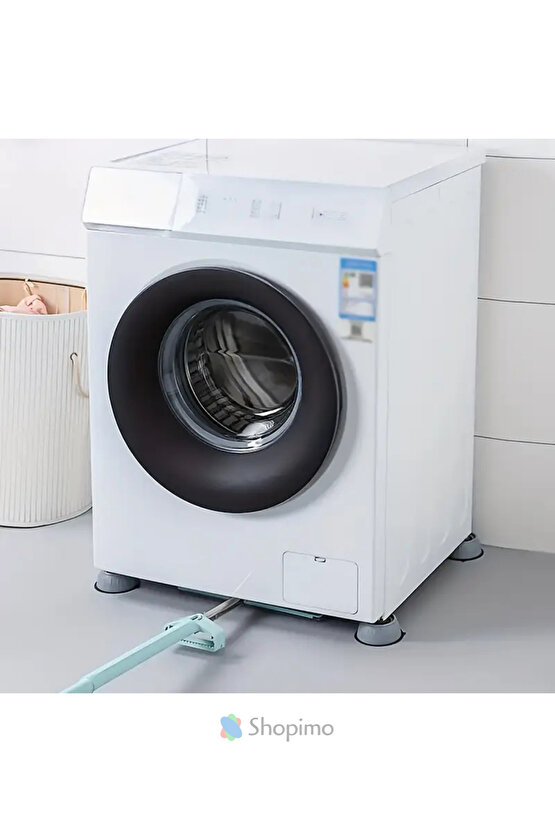 Çamaşır Makinesi Kayma Ve Titreşim Engelleyici - Gürültü Emici Aparatlar 4 Lü Set