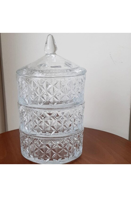 Art - Cam Kapaklı Şekerlik - Baharatlık - Kavanoz - Kurabiyelik - Çerezlik - Sunumluk