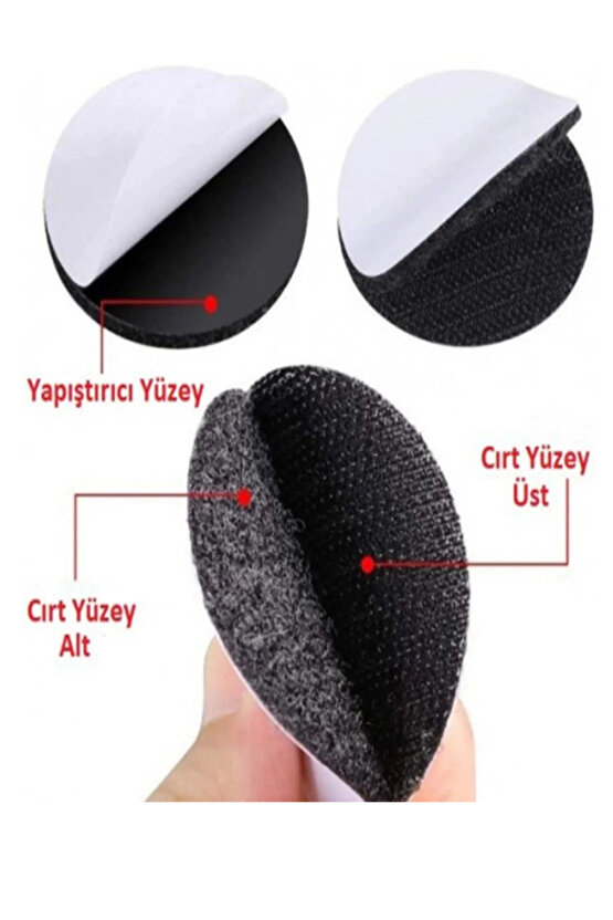 Premium Halı Kilim Sabitleyici Koltuk Kaydırmaz Kendinden Yapışkanlı Yıkanabilir 30 Adet Cırt Bant